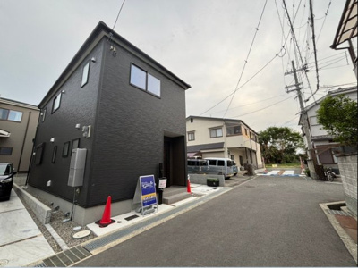 【前面道路含む現地写真】 | 【新築戸建】伏屋１丁目５期　２号棟 | 閑静な住宅地の為、車通りも少なく安心♪