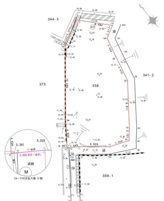 ◆価格改定◆建築条件無し◆名瀬町 土地 600万円の区画図
