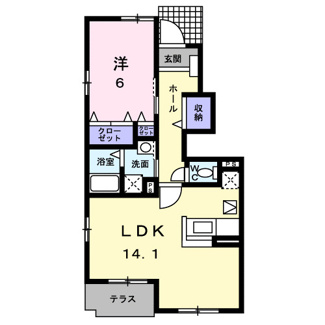 【間取り】 | ル　コルヌイエＢ