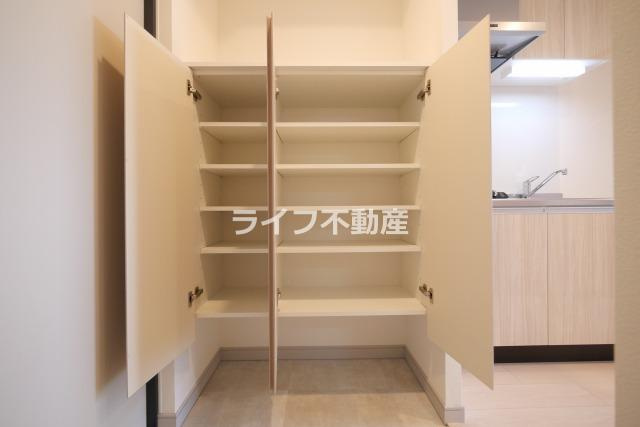 ワールドアイ大阪城EASTアドバンスの収納|便利な収納スペースです