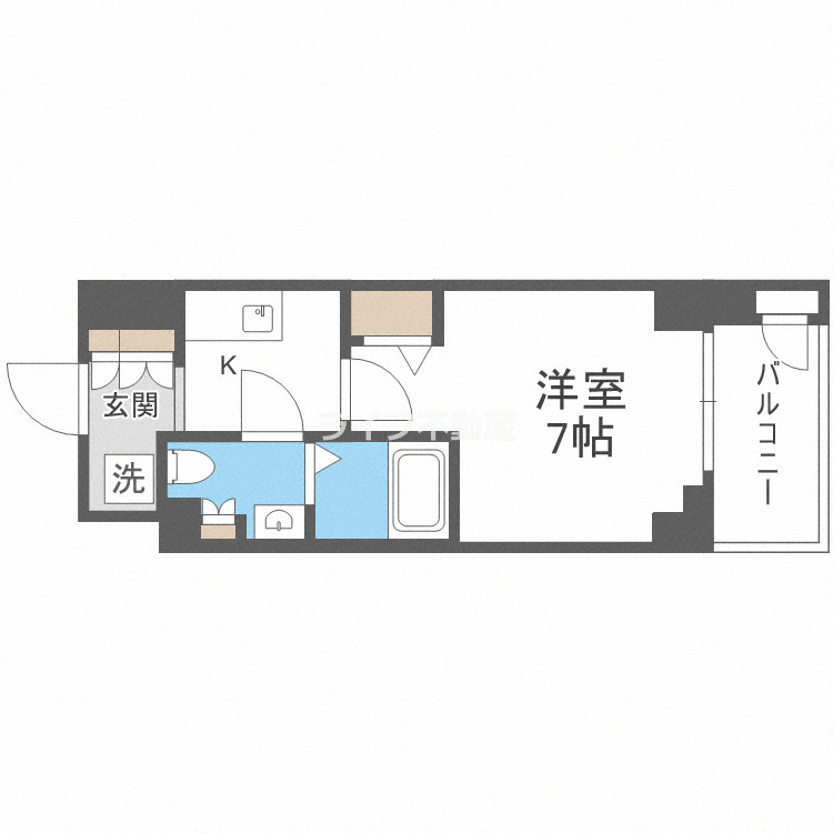 ワールドアイ大阪城EASTアドバンスの間取り