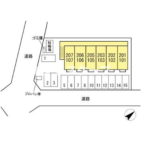 アナベルⅡの区画図|高崎、前橋エリアのお部屋探しはエンドスケープまで！お客様の理想お聞かせ下さい♪