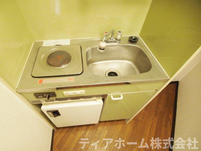 ロイヤル高田のキッチン|きれいなキッチンです