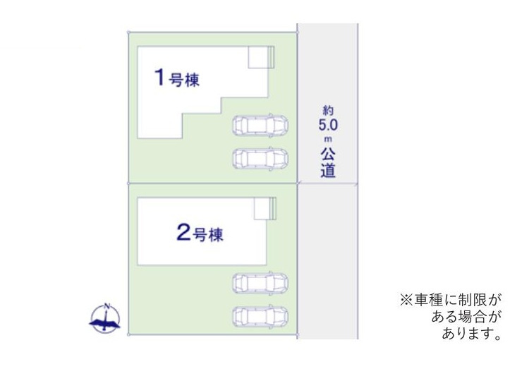 牛久市田宮町26期　新築戸建　１号棟の区画図