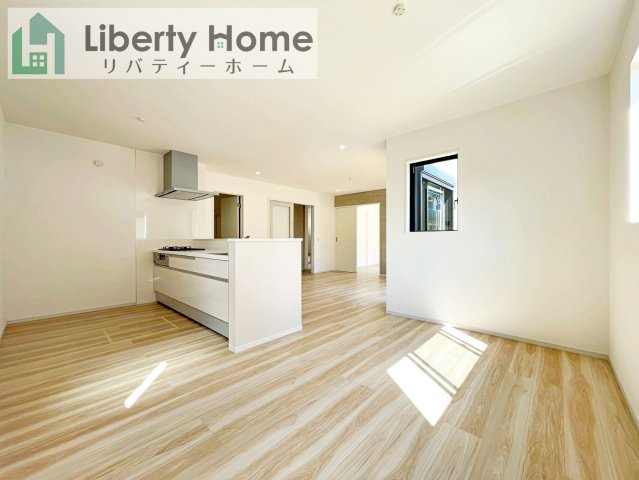 牛久市田宮町26期　新築戸建　１号棟の居間・リビング