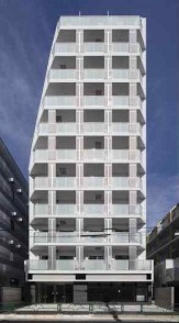 【外観】 | ジオエント中野 | 鉄筋コンクリート造のがっちりとした建物。