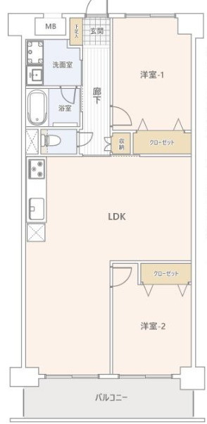【間取り】の画像
