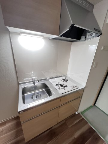 大阪市旭区生江１丁目の賃貸マンションのキッチン