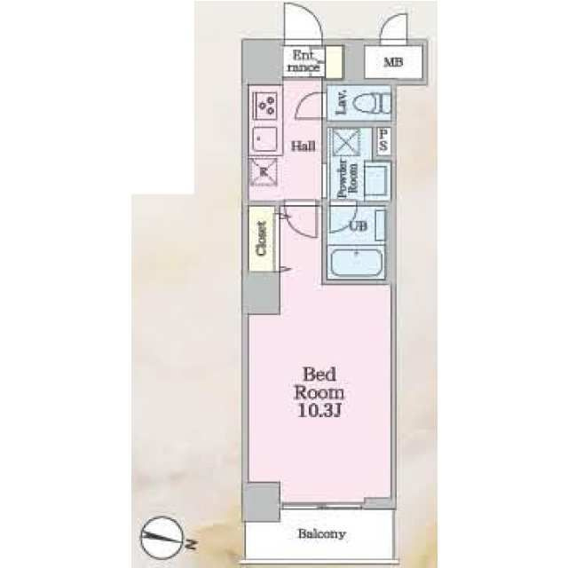 アロー東海神　３７番館の間取り