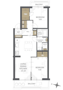 【間取り】東大宮ローヤルコーポ 