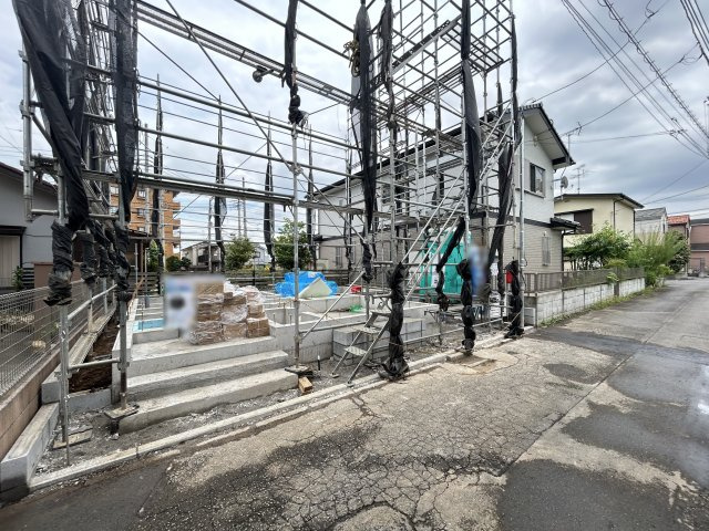 飯能市双柳・全1棟　新築一戸建　～2階LDK15.2帖～の外観|2025年6月26日撮影　現地写真