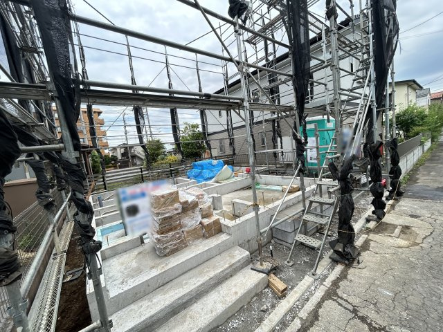 飯能市双柳・全1棟　新築一戸建　～2階LDK15.2帖～の外観|2025年6月26日撮影　現地写真