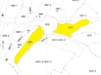 【土地図】 | 城上町字角床 土地