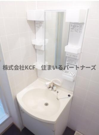 フリーデン山川の洗面所|広い洗面スペース