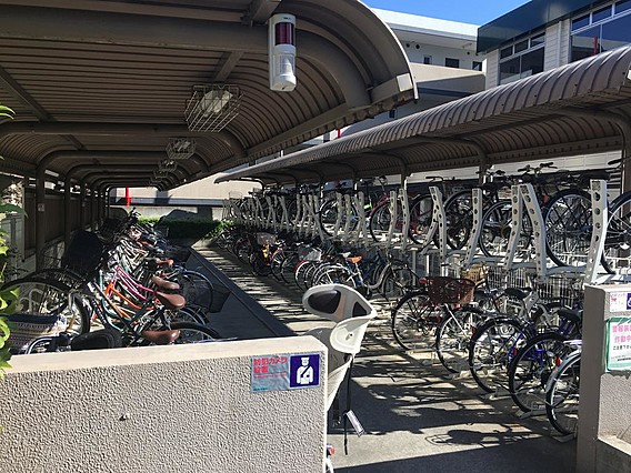 レックスガーデン豊中曽根壱番館の駐輪場