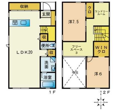 【間取り】 | オーサムタウン七隈