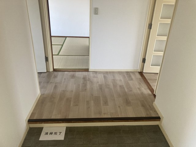 すずらん台コートの玄関|ゆったりした玄関