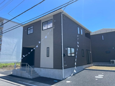 【外観】 | 山武市松尾町１号棟 | 最短即日のご見学も承ります。お気軽に０４７６－３７－３８８８までお問合せ下さい