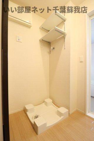 ファミーユの洗面所|洗濯機置場