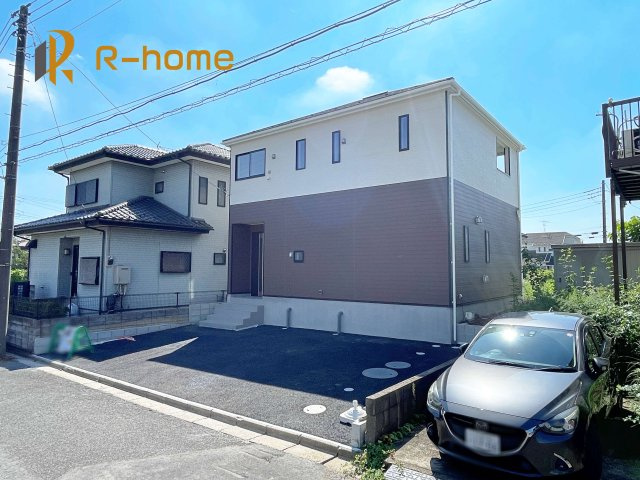 つくば市中別府第1　新築戸建て　1号棟の外観|ご予約を頂ければ、『平日』はもちろん『早朝』や『夜間』もご見学可能です♪お気軽にお申し付けください♪