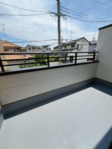 堺市東区北野田新築戸建て　2号棟のバルコニー