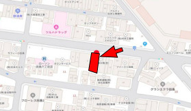 生野区田島6丁目　貸土地の地図