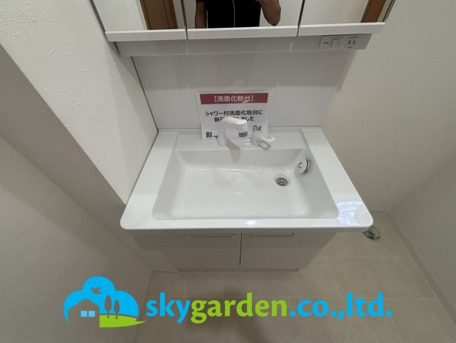 伊勢原市串橋　中古戸建の独立洗面台