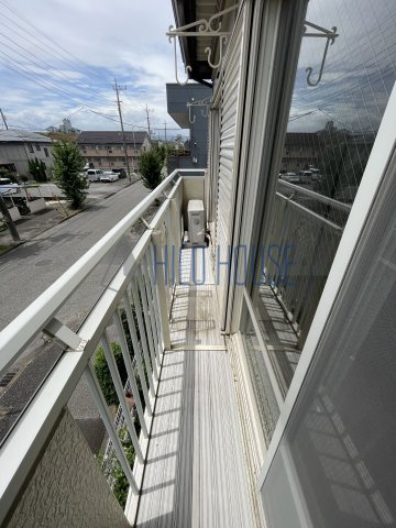 サンハイツ新井Eのバルコニー