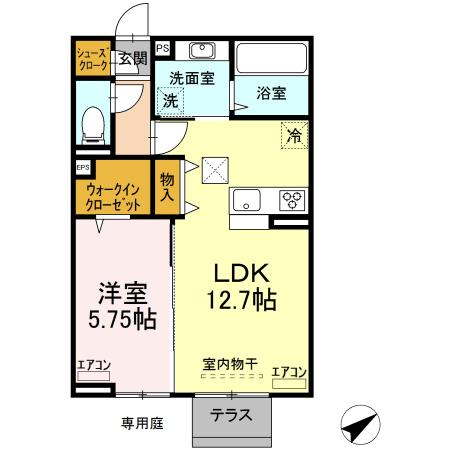 クレスト都賀の間取り