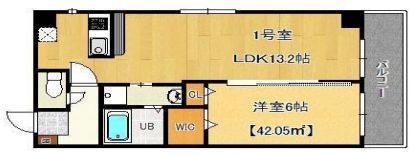 富士見Nameki Mansionの間取り