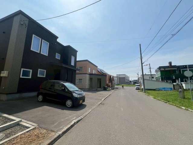 花川東1条4丁目の前面道路含む現地写真