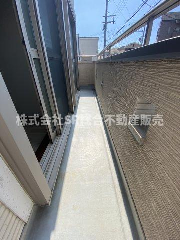 古箕輪1丁目中古戸建のバルコニー|2面共に陽当たり良好です♪