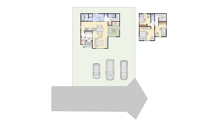 ☆★☆完成見学会開催☆★☆タスリエＰＬＵＳ永碇町の間取り
