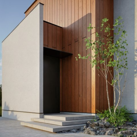 長岡京市今里細塚の外観パース|外観イメージパースになります！