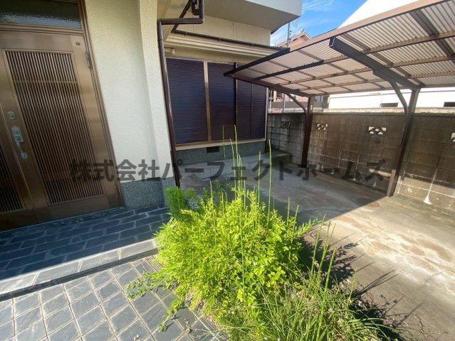 豊野町戸建　賃貸の庭|お庭が付いています