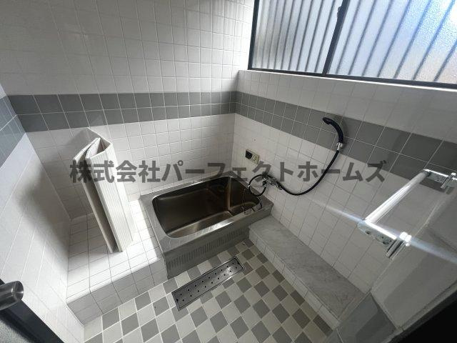 豊野町戸建　賃貸の浴室|コンパクトで使いやすいお風呂です