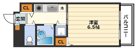 エトワール北梅田の間取り