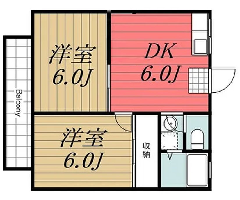 ハイツ青葉の間取り