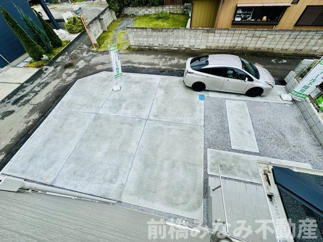 高崎市江木町3期　限定1棟　ハートフルタウン　新築建売の駐車場|駐車場に車を止められます