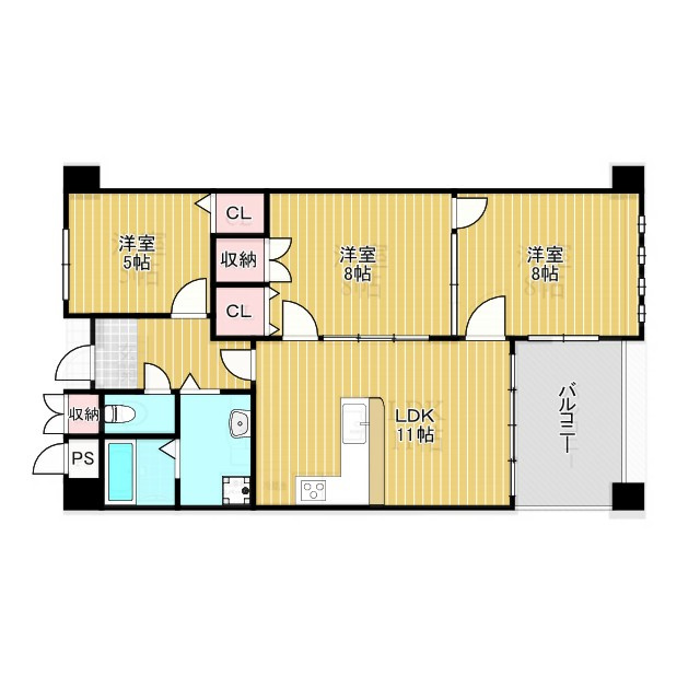 リッツサントノーレの間取り