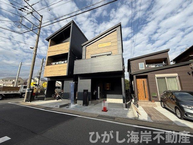 茅ヶ崎市南湖3丁目　新築戸建　全２棟の前面道路含む現地写真|現地外観