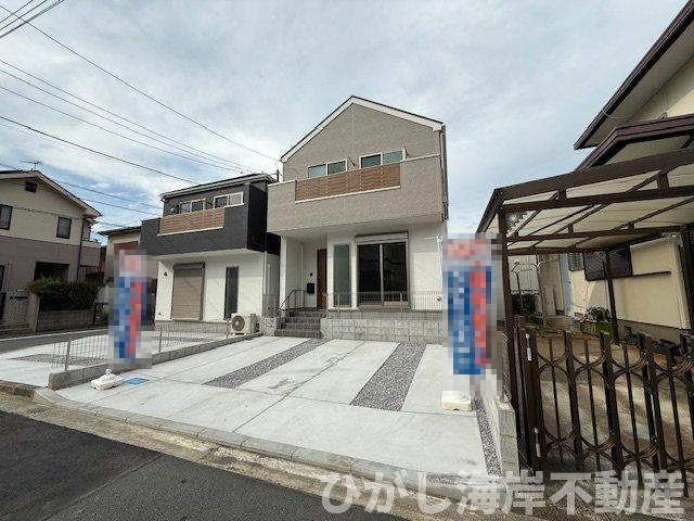 茅ヶ崎市高田3丁目　新築戸建　全２棟の前面道路含む現地写真|現地外観