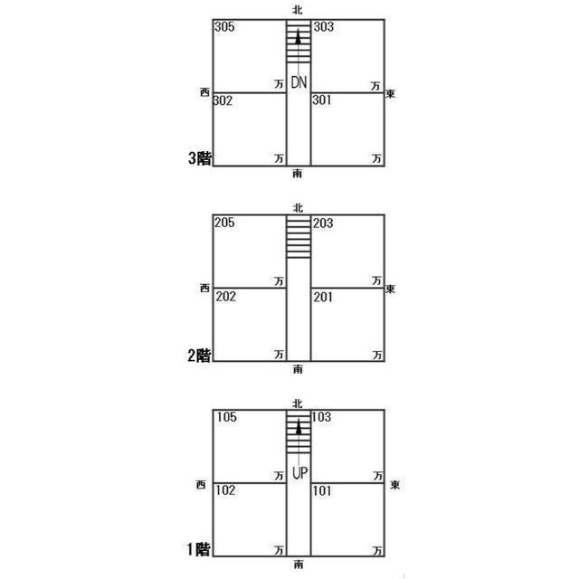 多恵第一ビルの外観|立面図