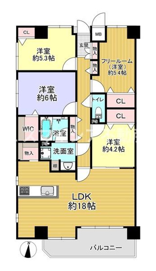 【間取り】 | ファミール寝屋川パークサイド