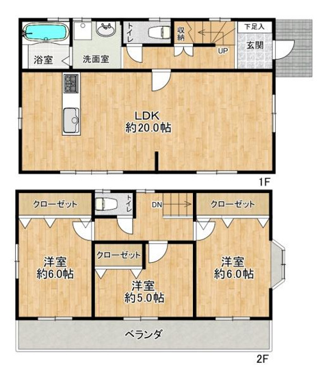 【間取り】 | 垂水区星陵台5丁目　中古戸建