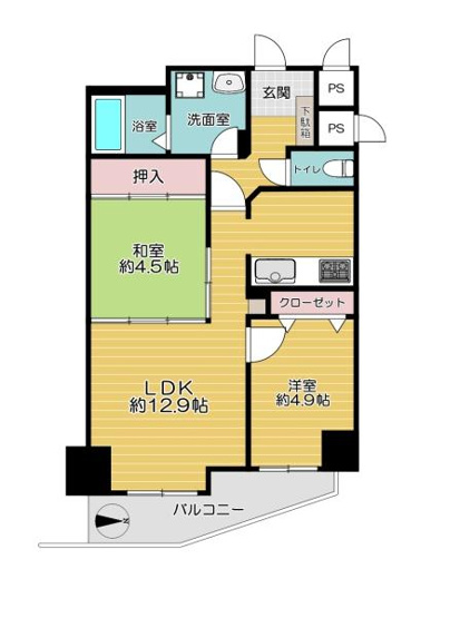 【間取り】 | コスモシティ千林大宮