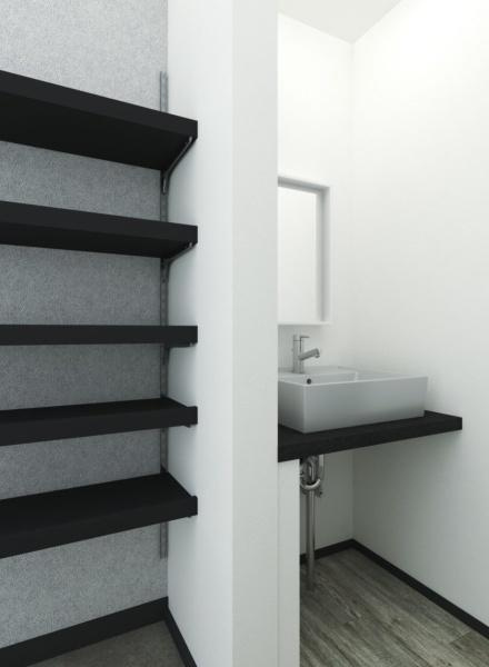 エクセレントヴェール塩冶の洗面所