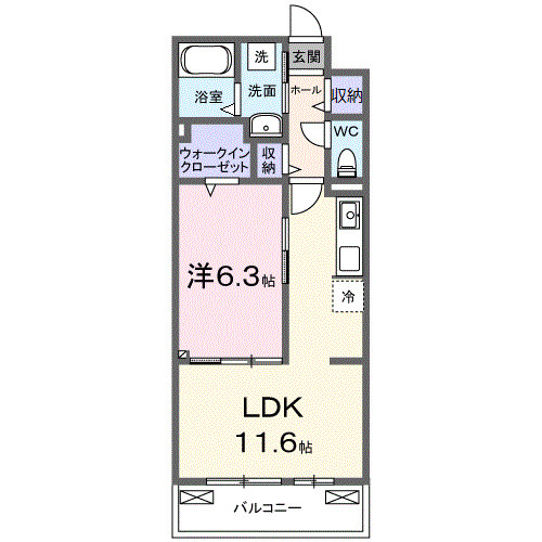 ヴィラ明の沢の間取り