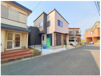 越谷市相模町新築戸建ての外観パース