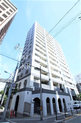 【外観】 | アーデンタワー新町 | 暖かみのある外観のマンションです♪